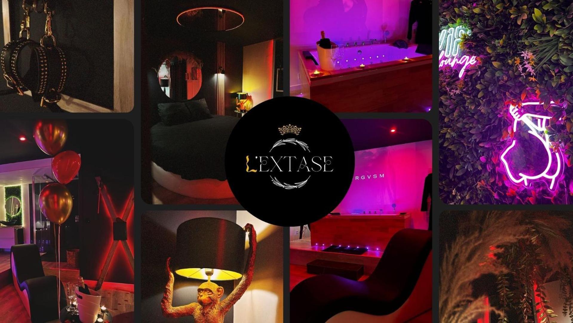 Love Room Haut De Gamme - L'Extase Avec Jacuzzi Violaines Luaran gambar